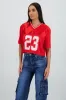 Top tipo jersey deportiva crop sold by Shasa