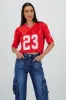 Top tipo jersey deportiva crop sold by Shasa