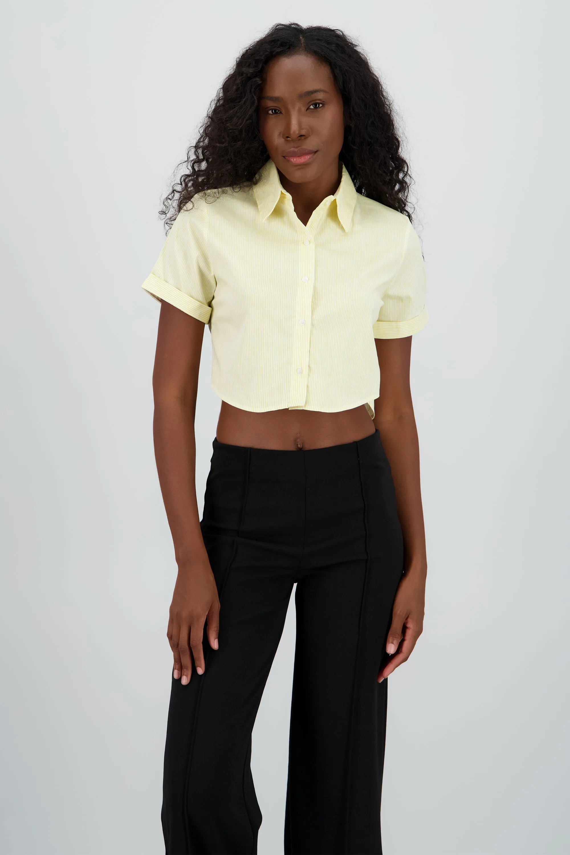 Camisa crop manga corta sold by Shasa product image thumbnail 2
