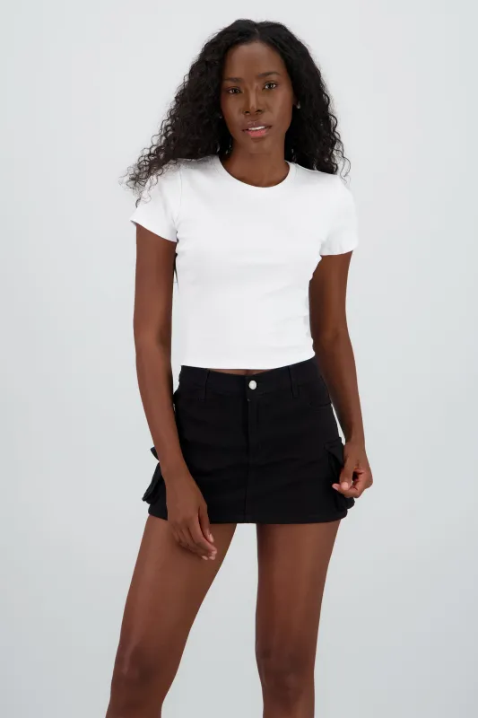Top Manga Corta Cropped sold by Shasa