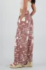 Pantalon amplio fluido estampado sold by Shasa
