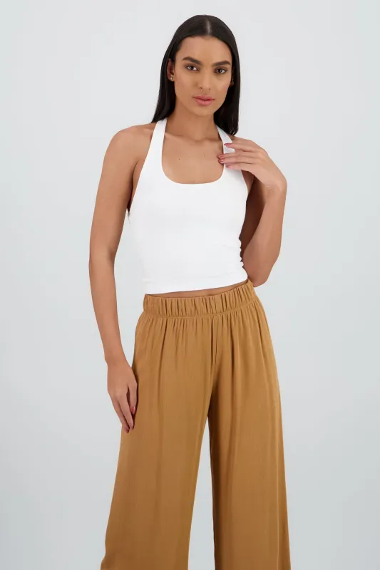 Top halter liso sold by Shasa