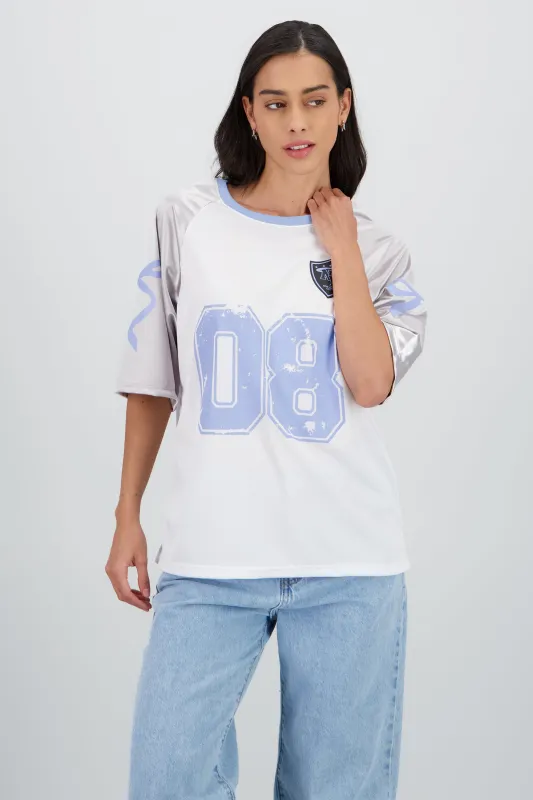 Playera deportiva contraste mangas sold by Shasa