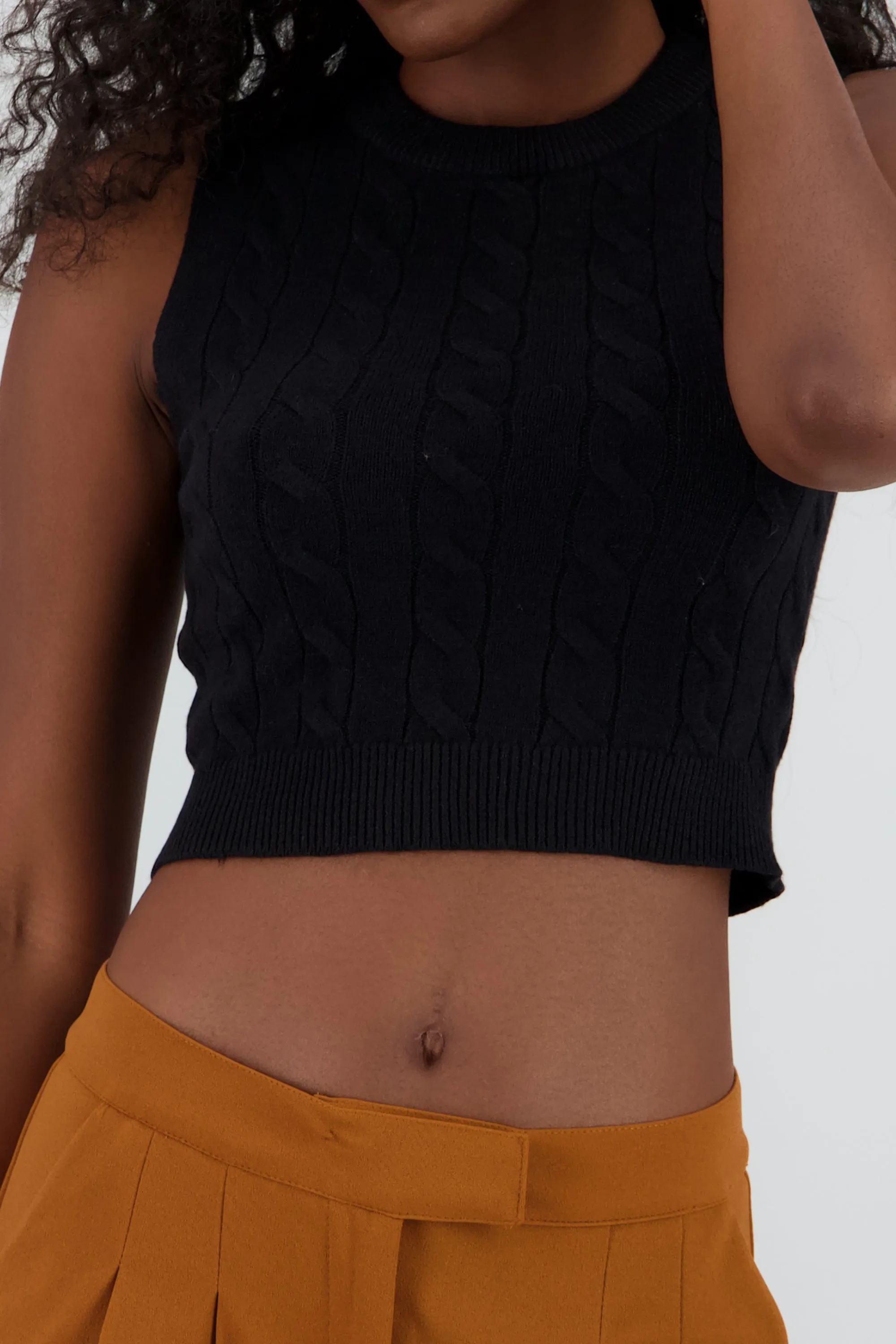 Top tejido corto sin mangas sold by Shasa product image thumbnail 5