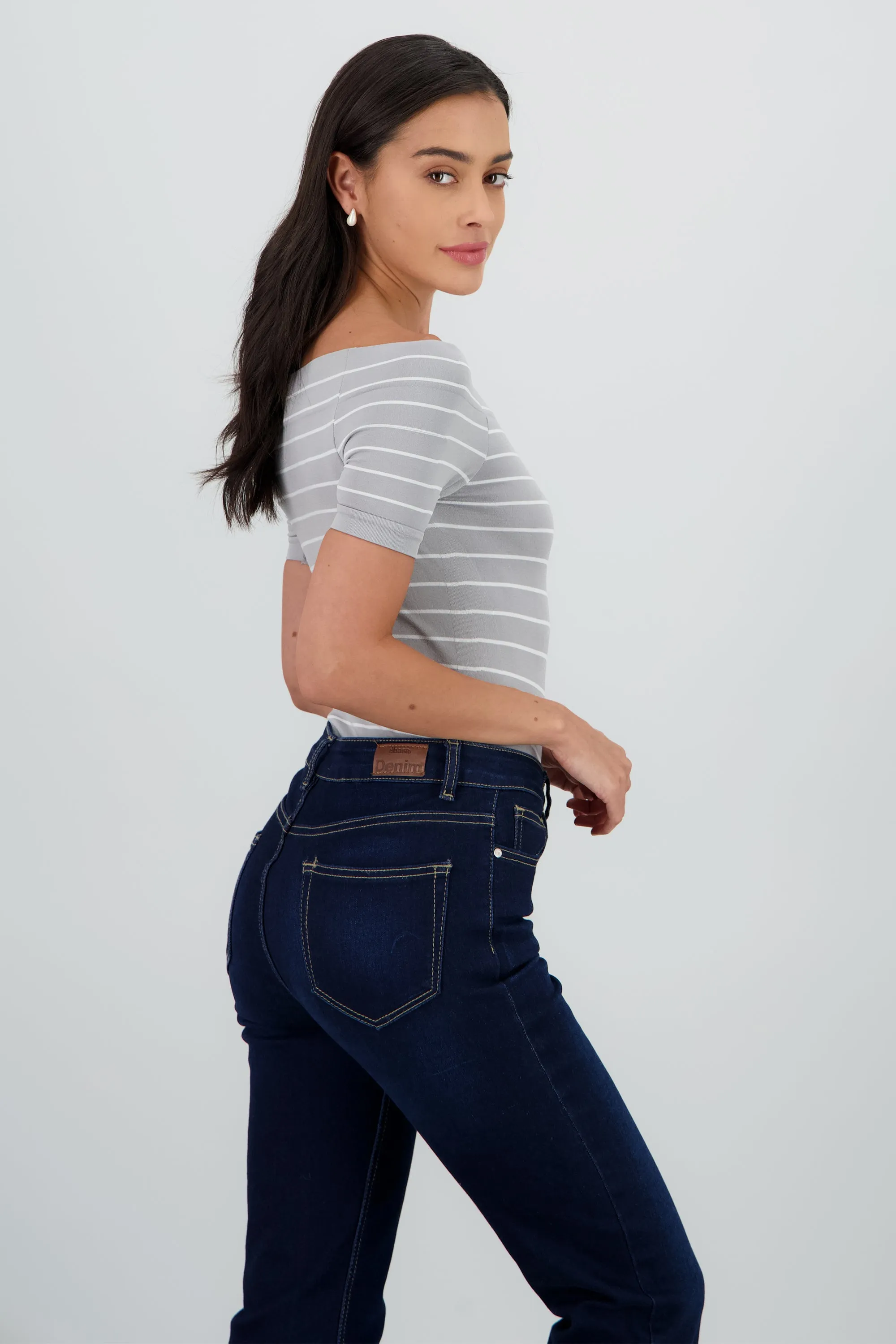 Bodysuit rayas hombro descubierto sold by Shasa product image thumbnail 3