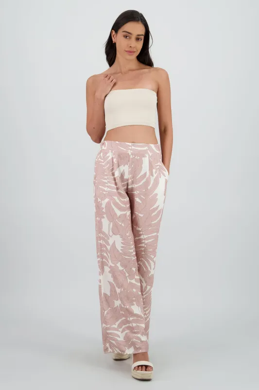 Pantalon amplio fluido estampado sold by Shasa