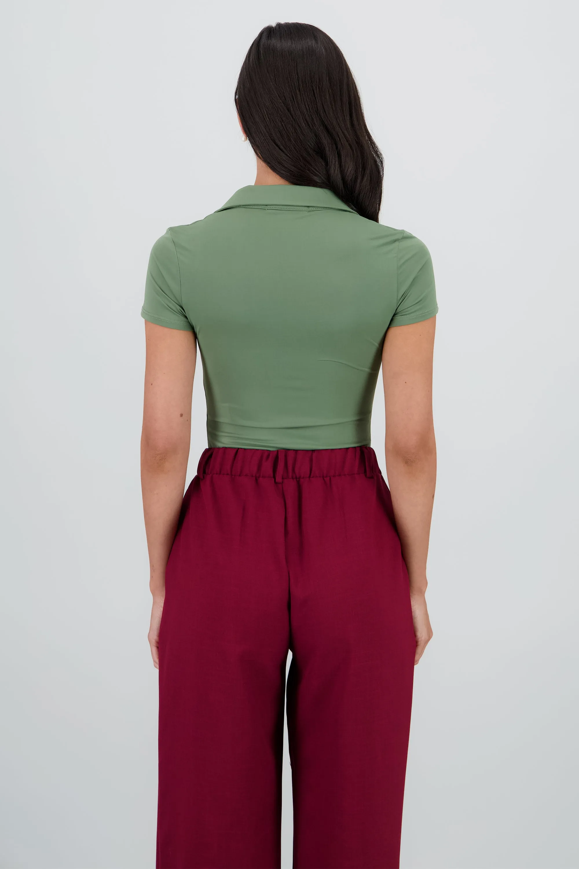 Body manga corta cuello polo sold by Shasa product image thumbnail 4