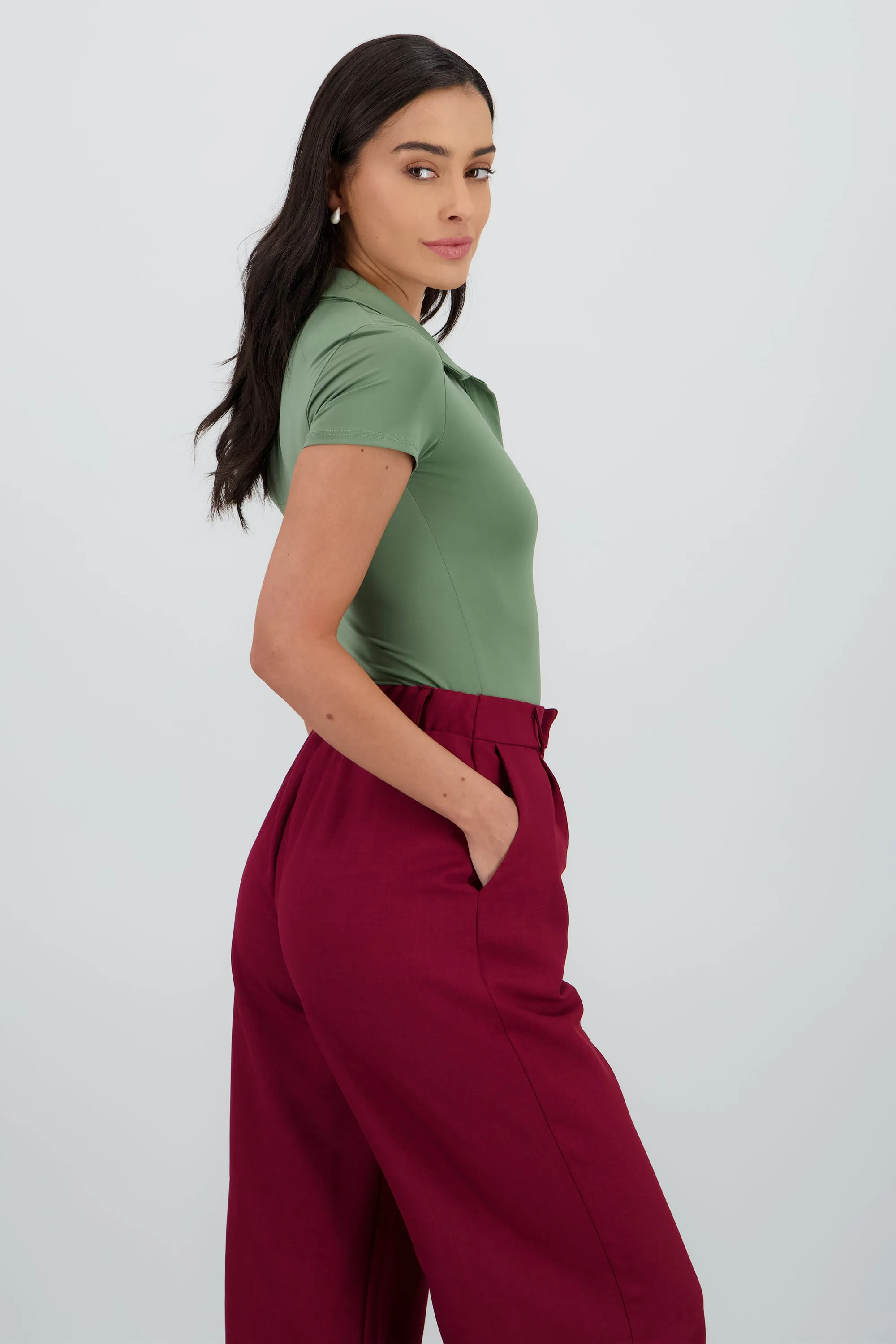 Body manga corta cuello polo sold by Shasa product image thumbnail 3