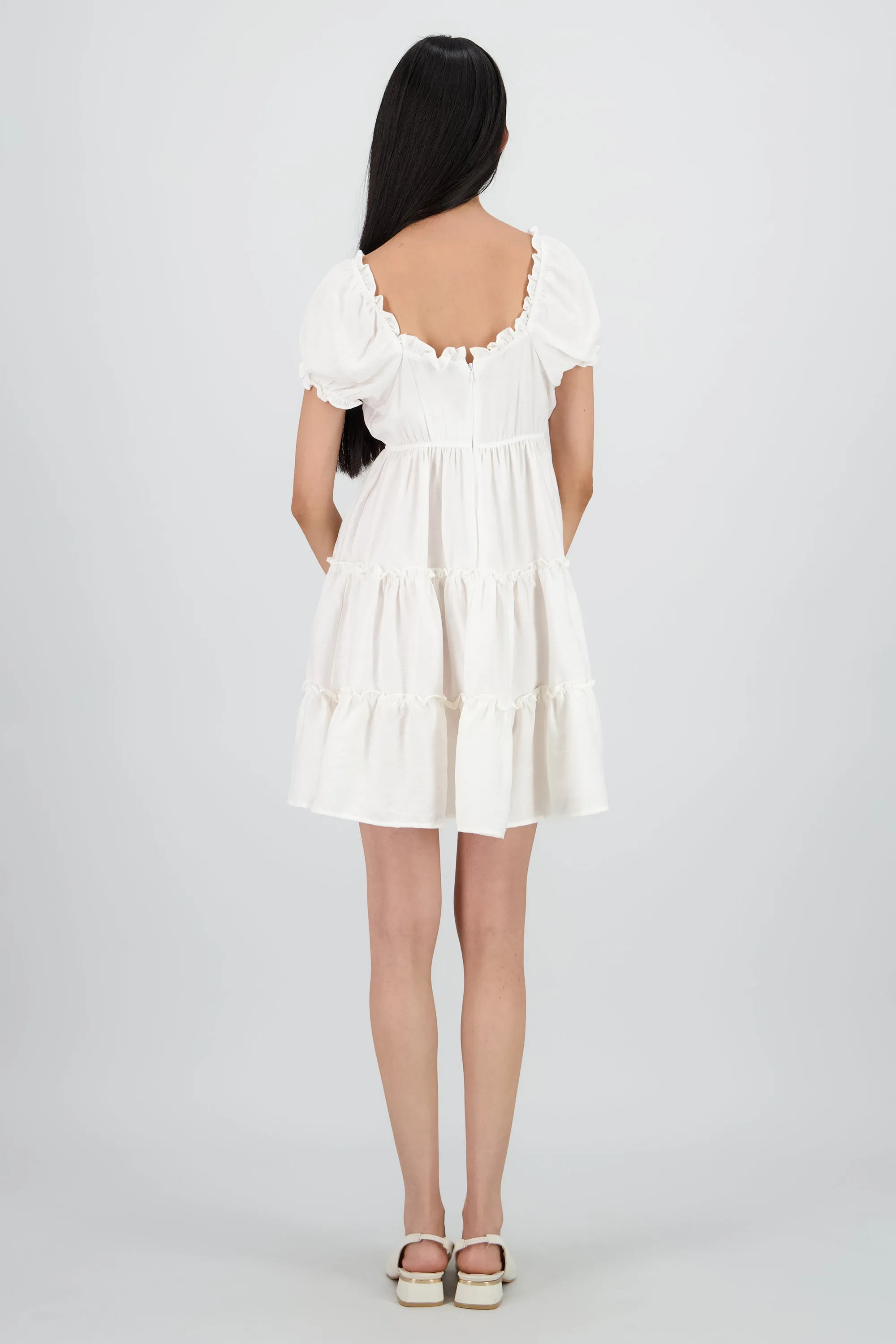 Vestido con detalle de olanes liso sold by Shasa product image thumbnail 4