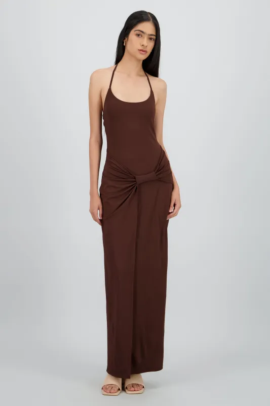 Vestido maxi detalle nudo en cintura Hypsters sold by Shasa