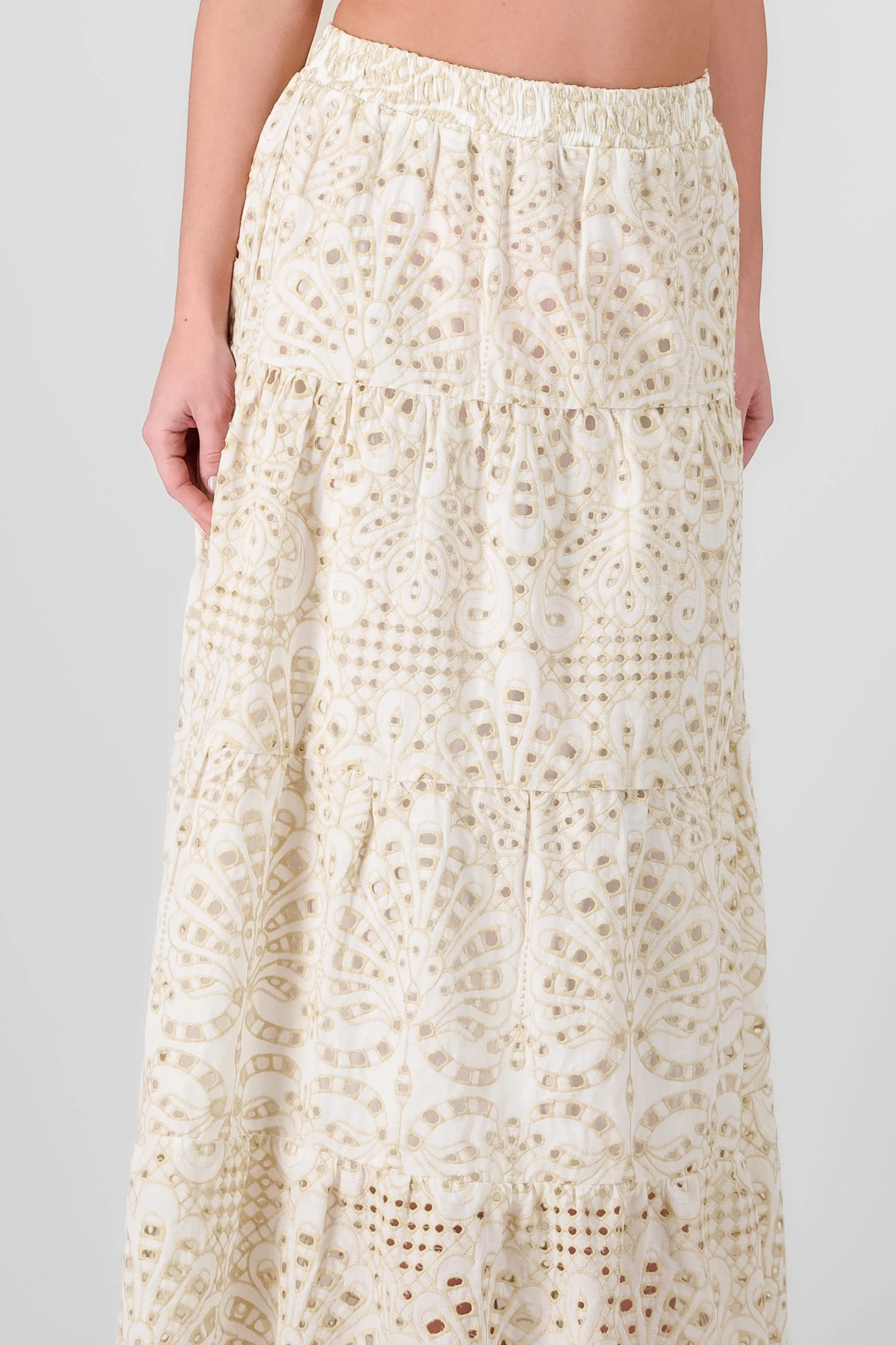 Falda maxi bordado olanes sold by Shasa product image thumbnail 5