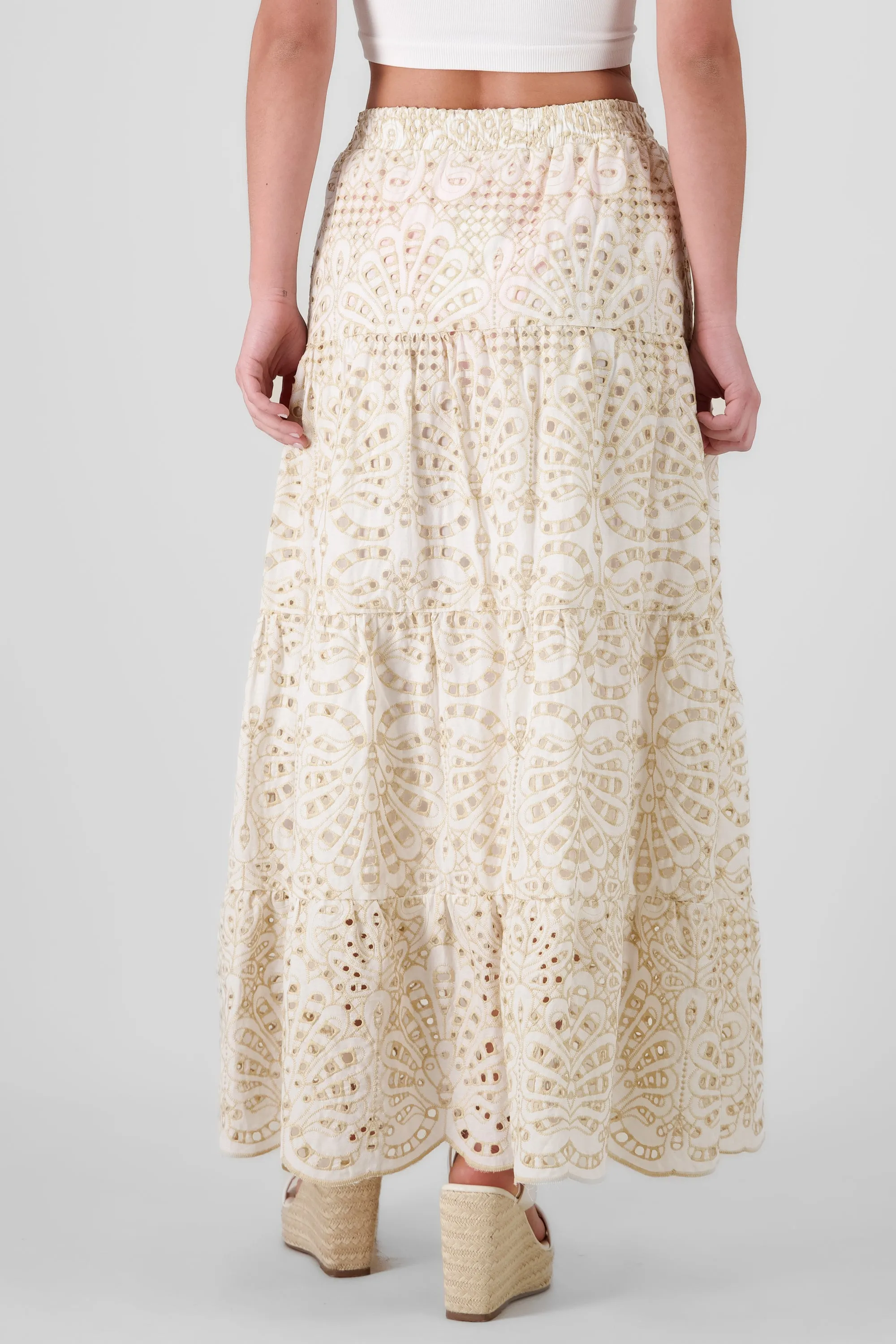 Falda maxi bordado olanes sold by Shasa product image thumbnail 4