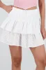 Falda mini olanes detalle textura sold by Shasa