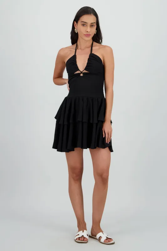 Vestido mini cutout olanes sold by Shasa