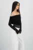 Top off shoulder mesh plisado Hypsters sold by Shasa