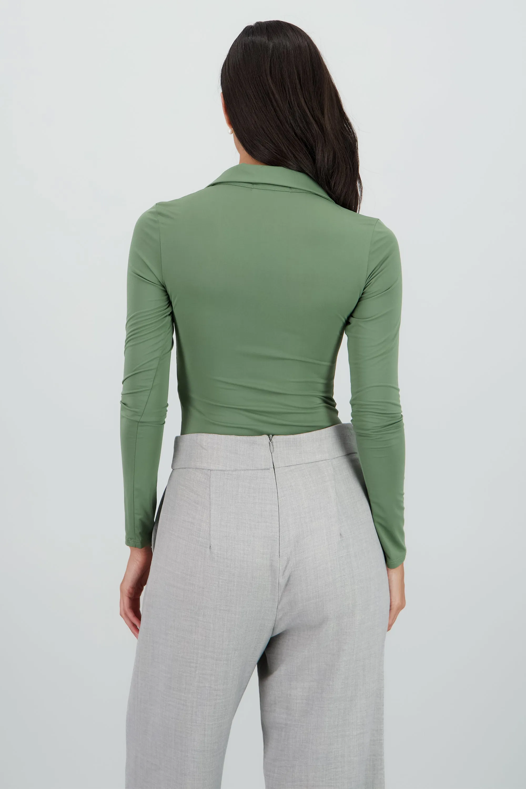 Body manga larga cuello polo sold by Shasa product image thumbnail 4