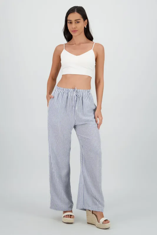 Pantalon fluido estampado rayas sold by Shasa