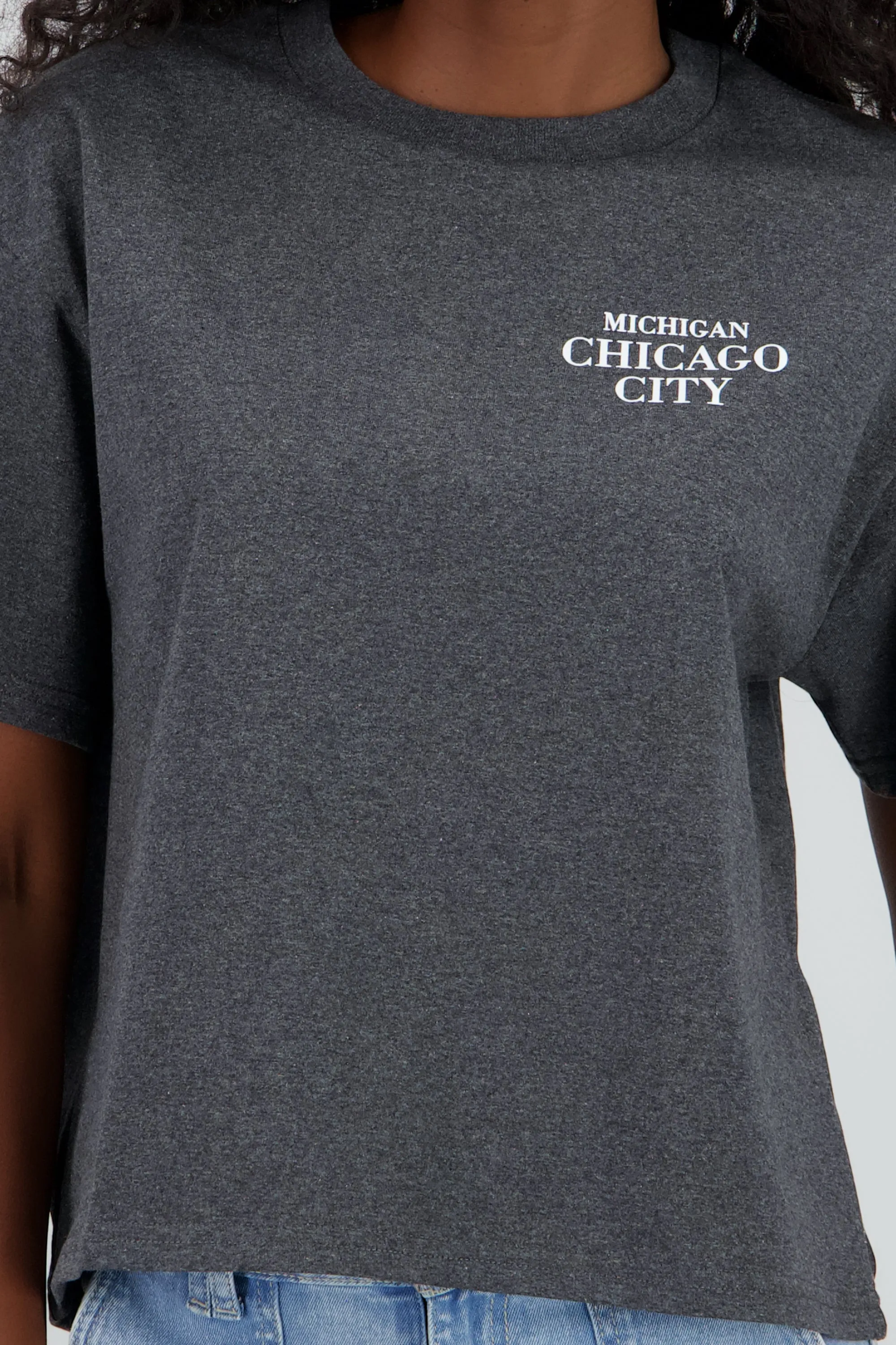 Playera manga corta oversize detalle estampado sold by Shasa product image thumbnail 5