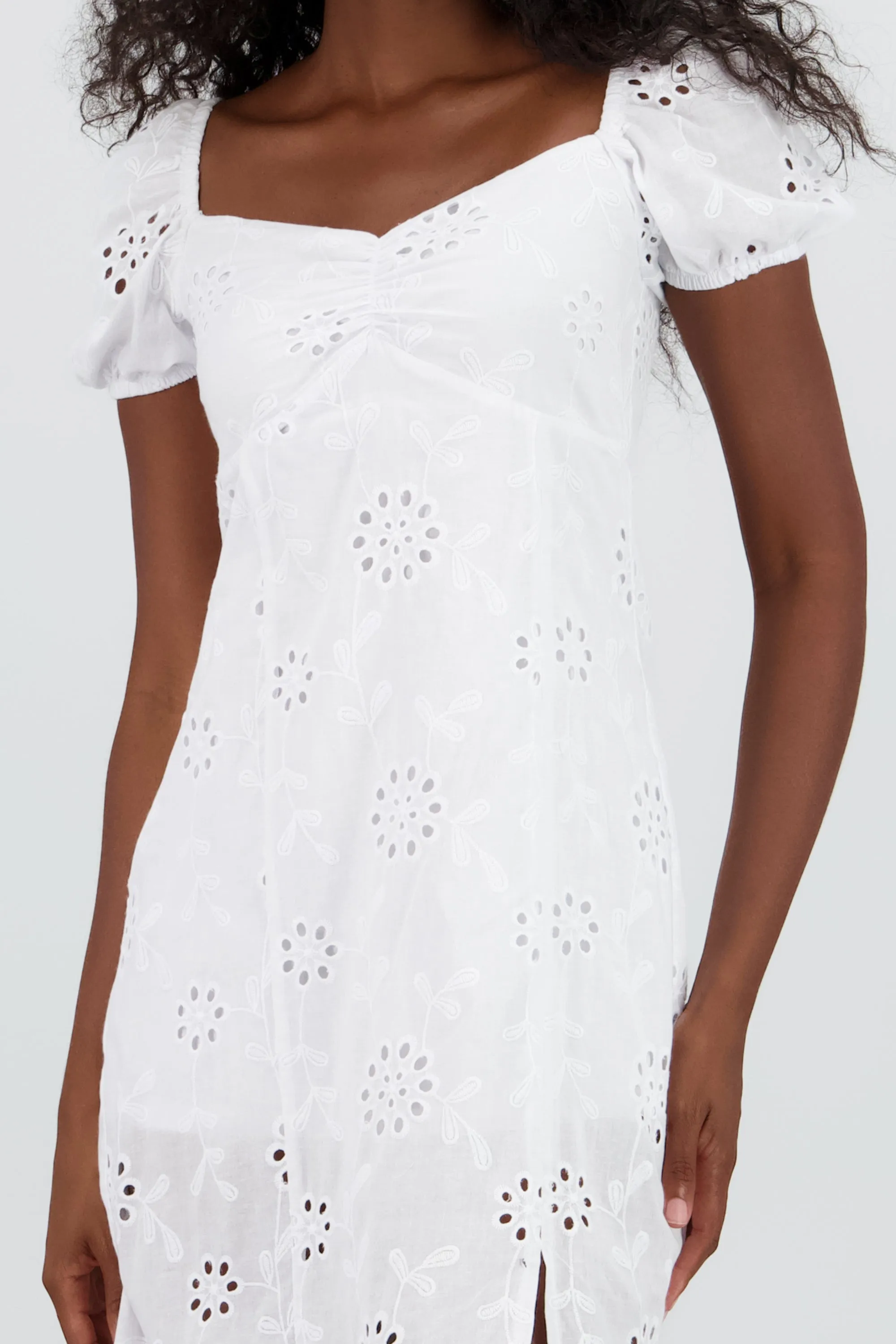 Vestido midi manga abullonada textura sold by Shasa product image thumbnail 5