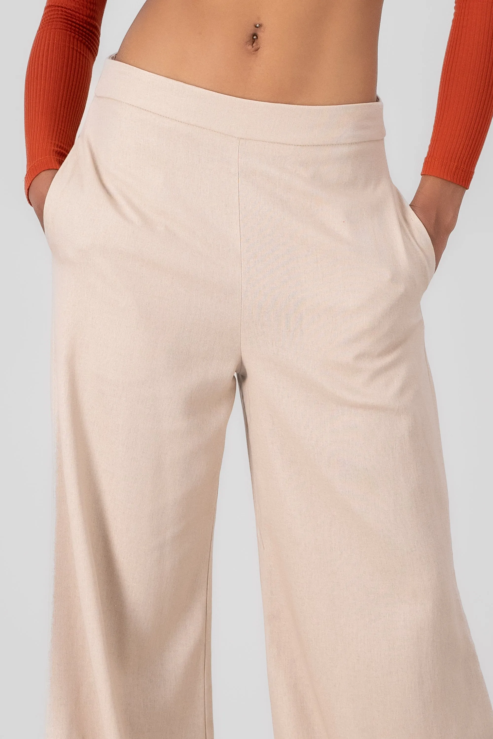 Pantalon amplio lino sold by Shasa product image thumbnail 5