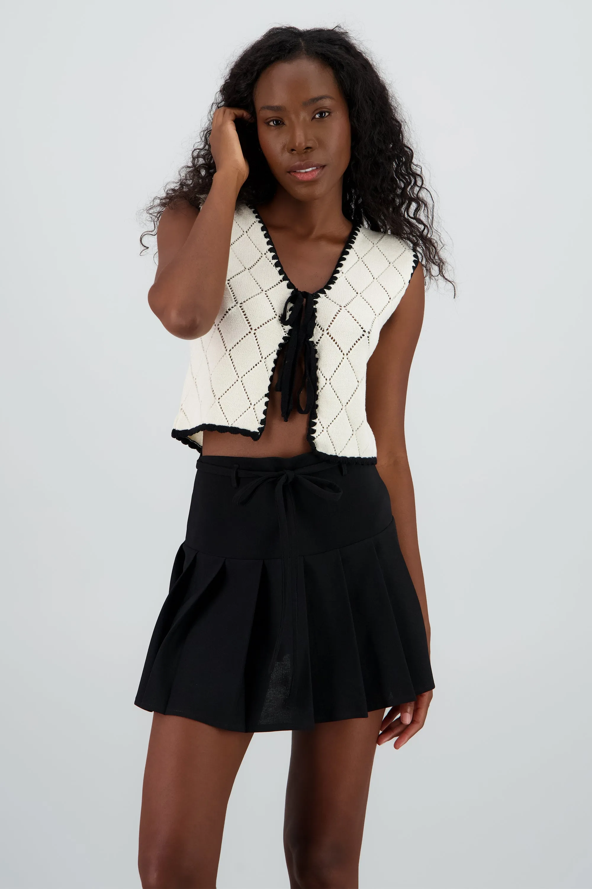 Chaleco ligero rombos detalle contraste sold by Shasa product image thumbnail 2