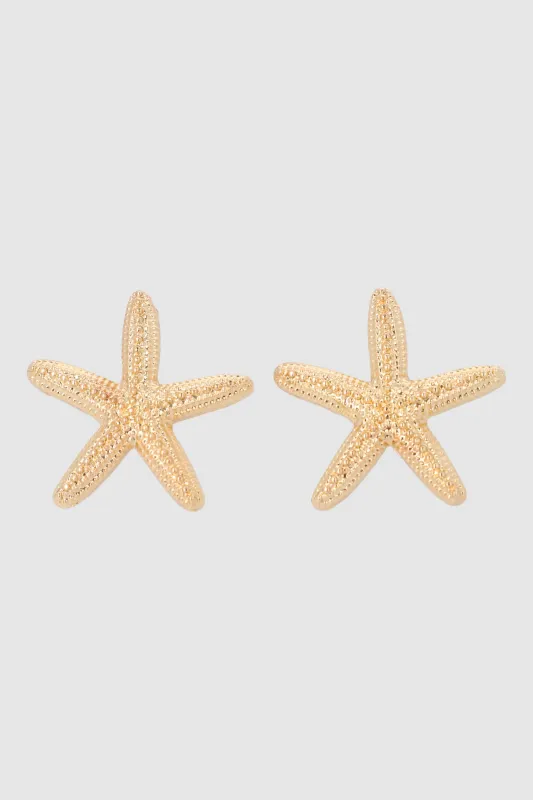 ARETES ESTRELLA DE MAR METAL sold by Shasa