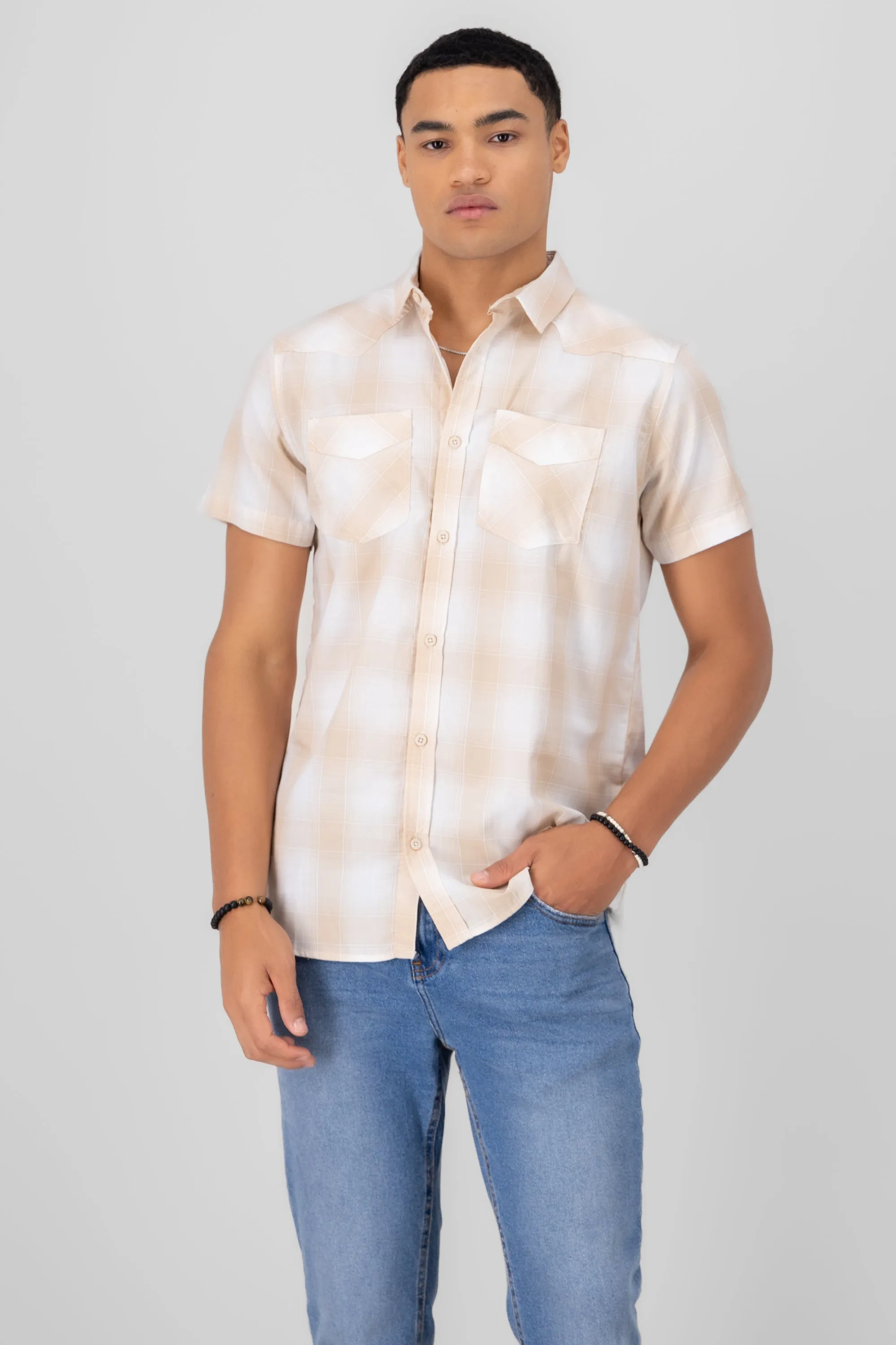 Camisa cuadros manga corta sold by Shasa product image thumbnail 2
