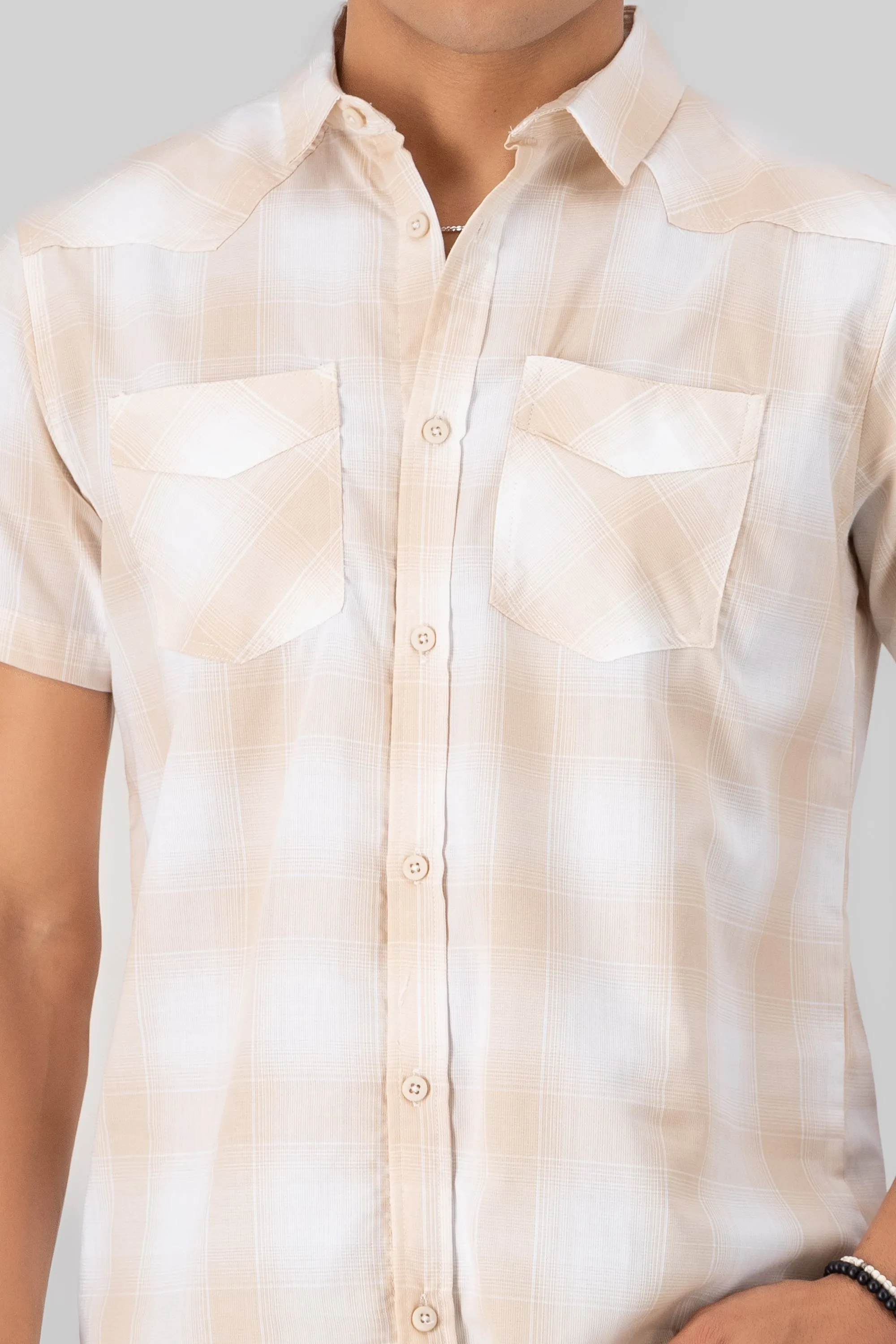 Camisa cuadros manga corta sold by Shasa product image thumbnail 5