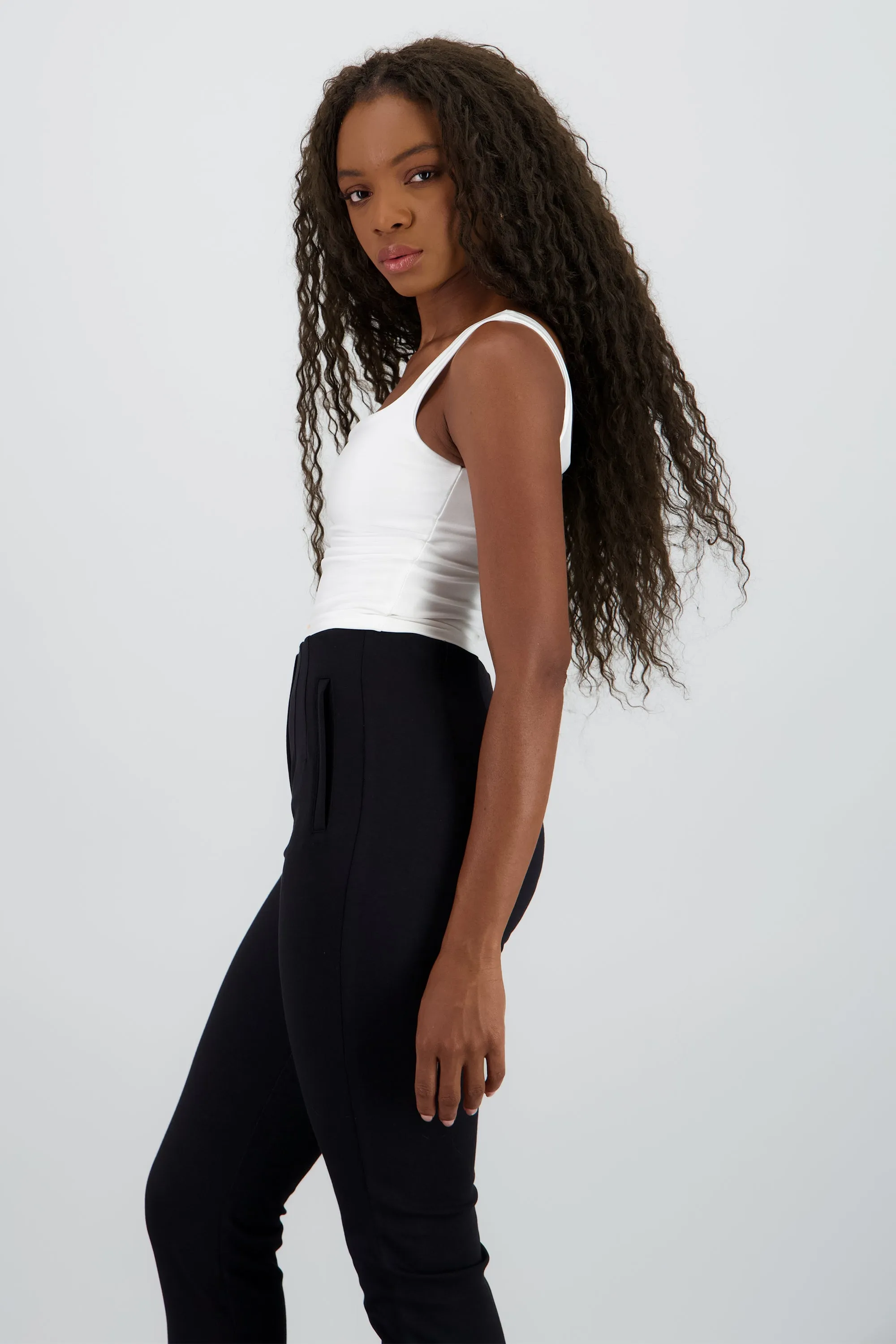 Top corto doble tela escote cuadrado tirantes sold by Shasa product image thumbnail 3