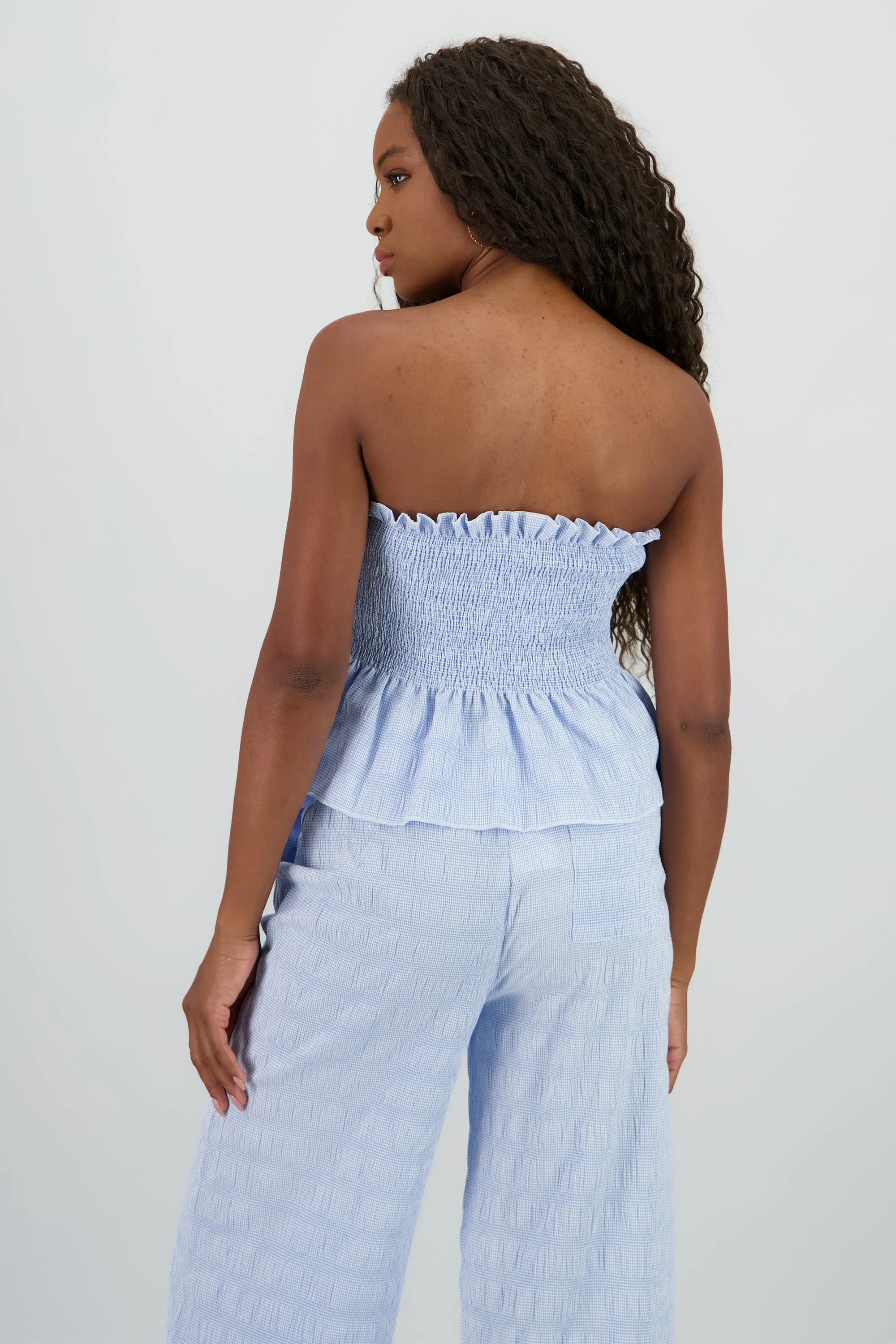 Top strapless cuadros con textura sold by Shasa product image thumbnail 4