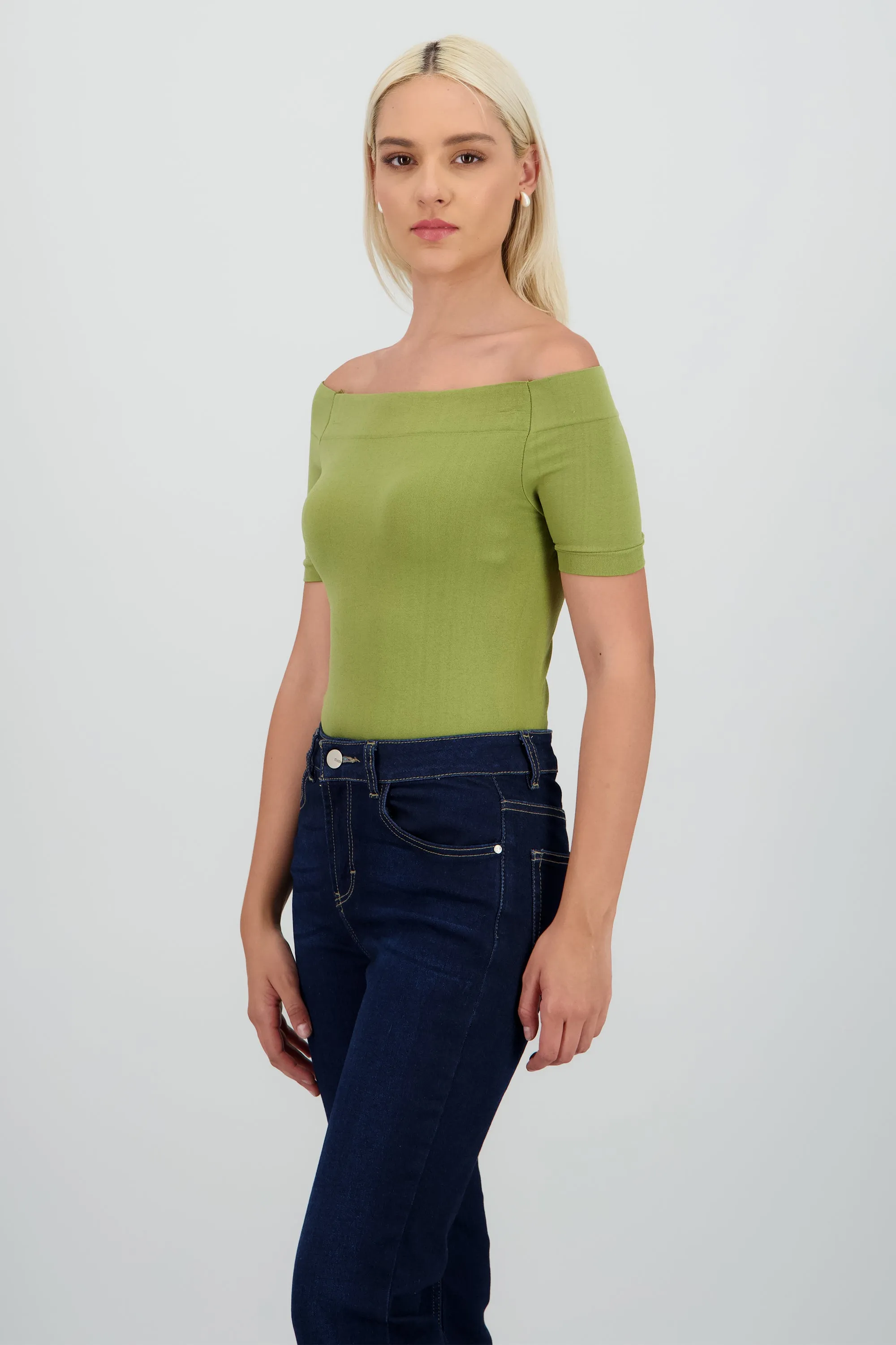 Bodysuit Liso Hombros Descubiertos sold by Shasa product image thumbnail 3