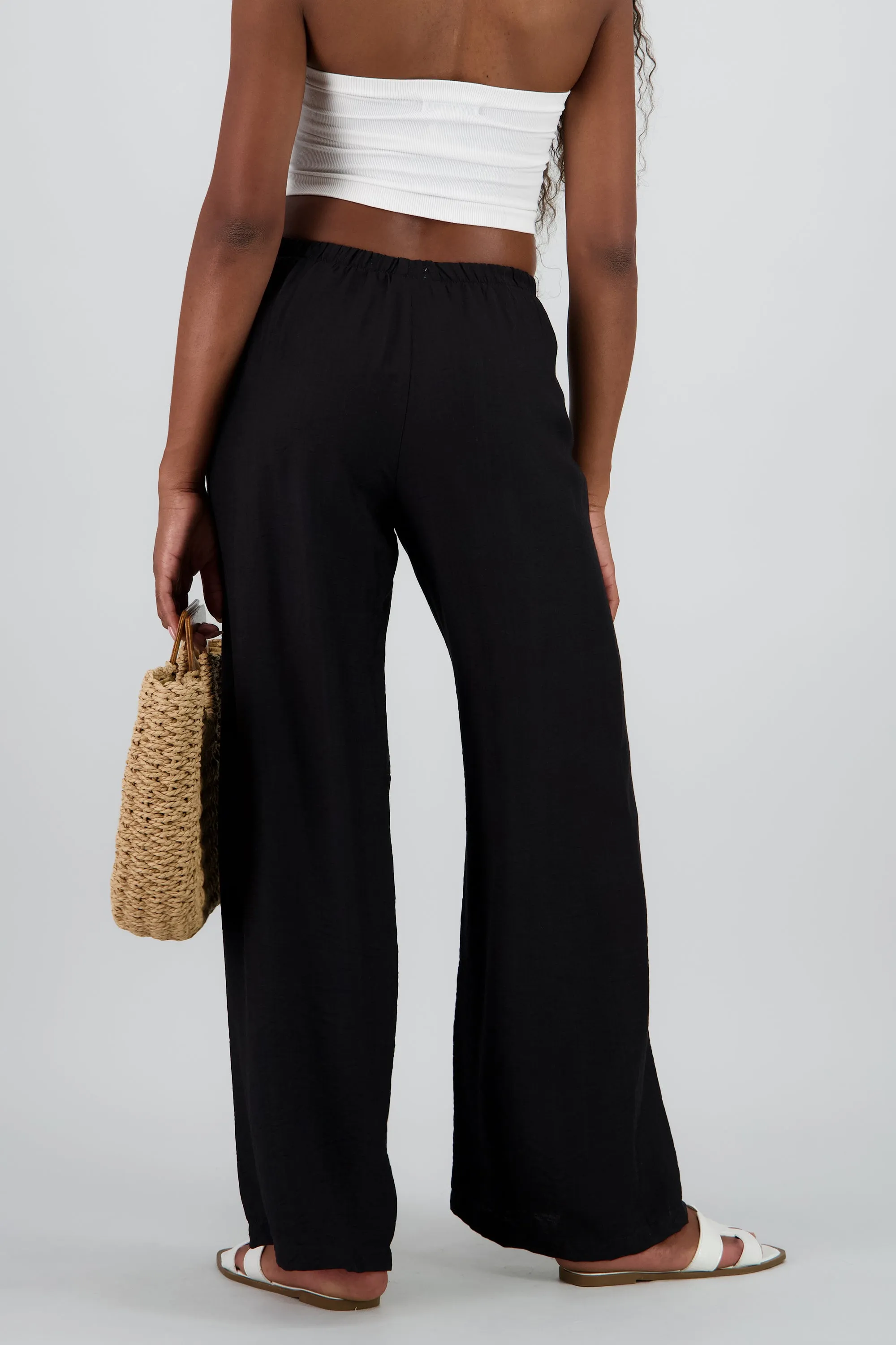 Pantalon wide leg fluido detalle resorte jareta sold by Shasa product image thumbnail 4