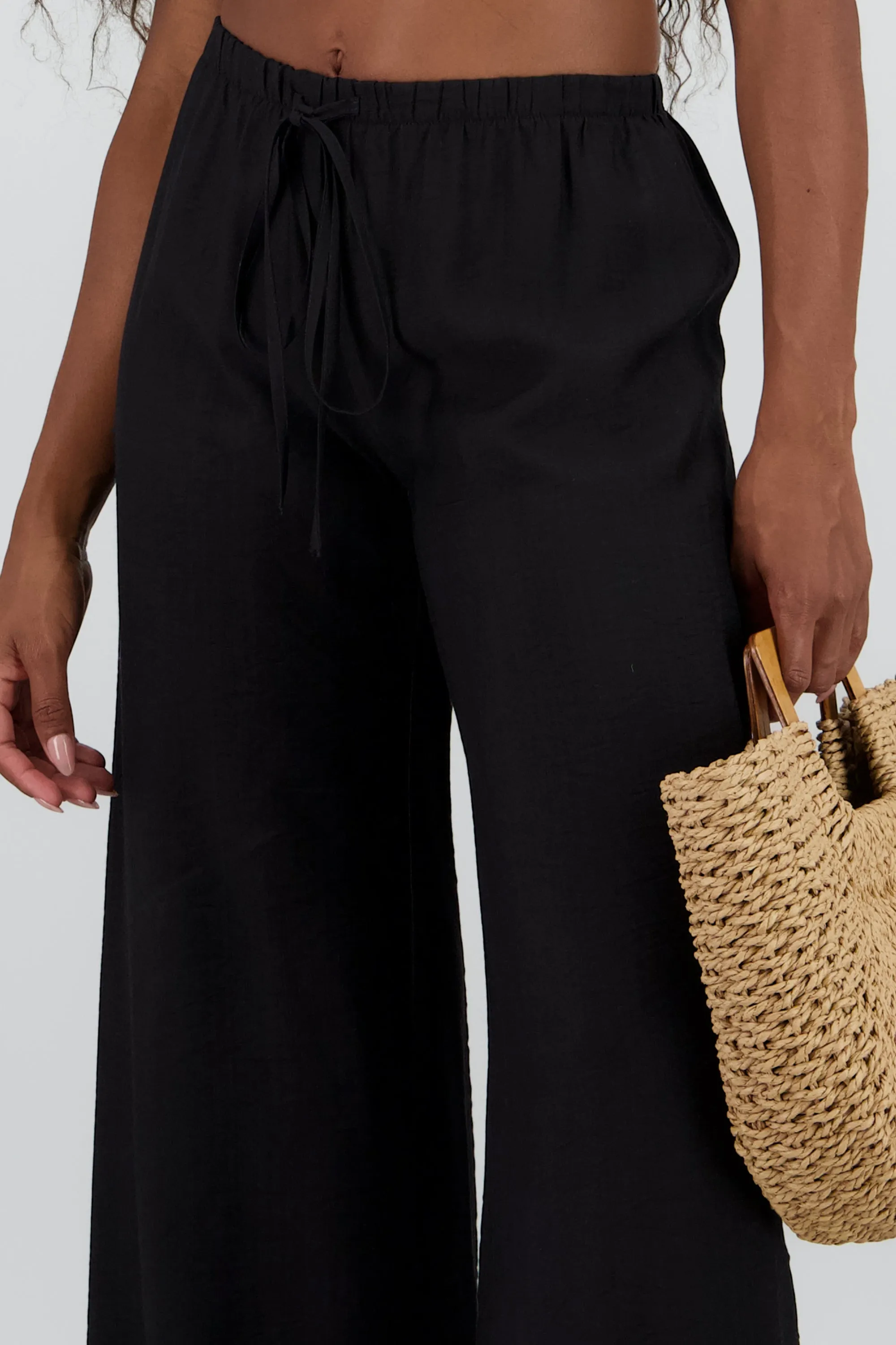 Pantalon wide leg fluido detalle resorte jareta sold by Shasa product image thumbnail 5