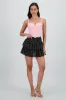 Falda doble olan con smock en cintura sold by Shasa
