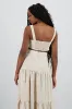 Top crop tirantes textura sold by Shasa
