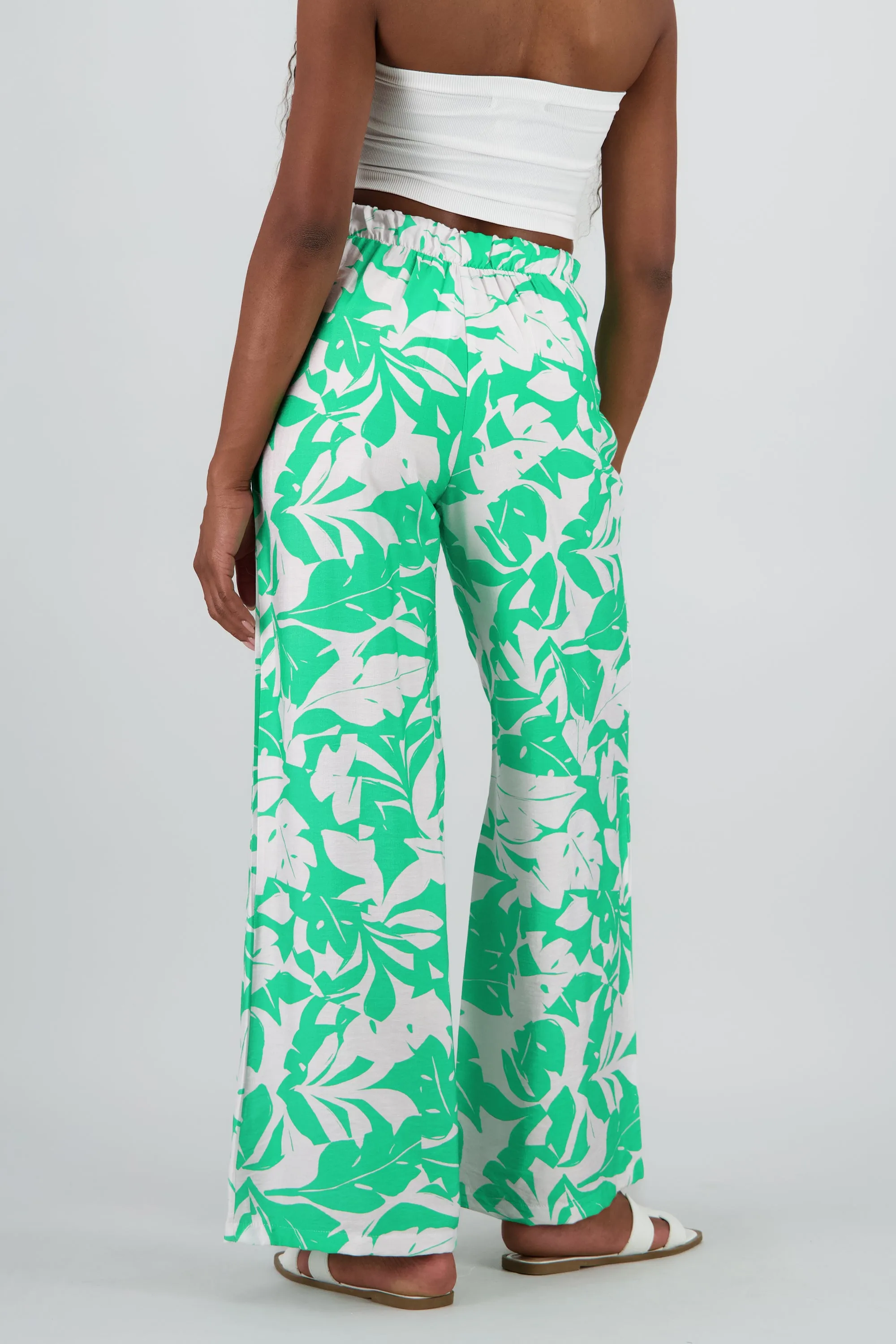 Pantalon fluido tropical pretina ancha sold by Shasa product image thumbnail 4