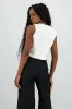 Chaleco crop detalle lazos sold by Shasa
