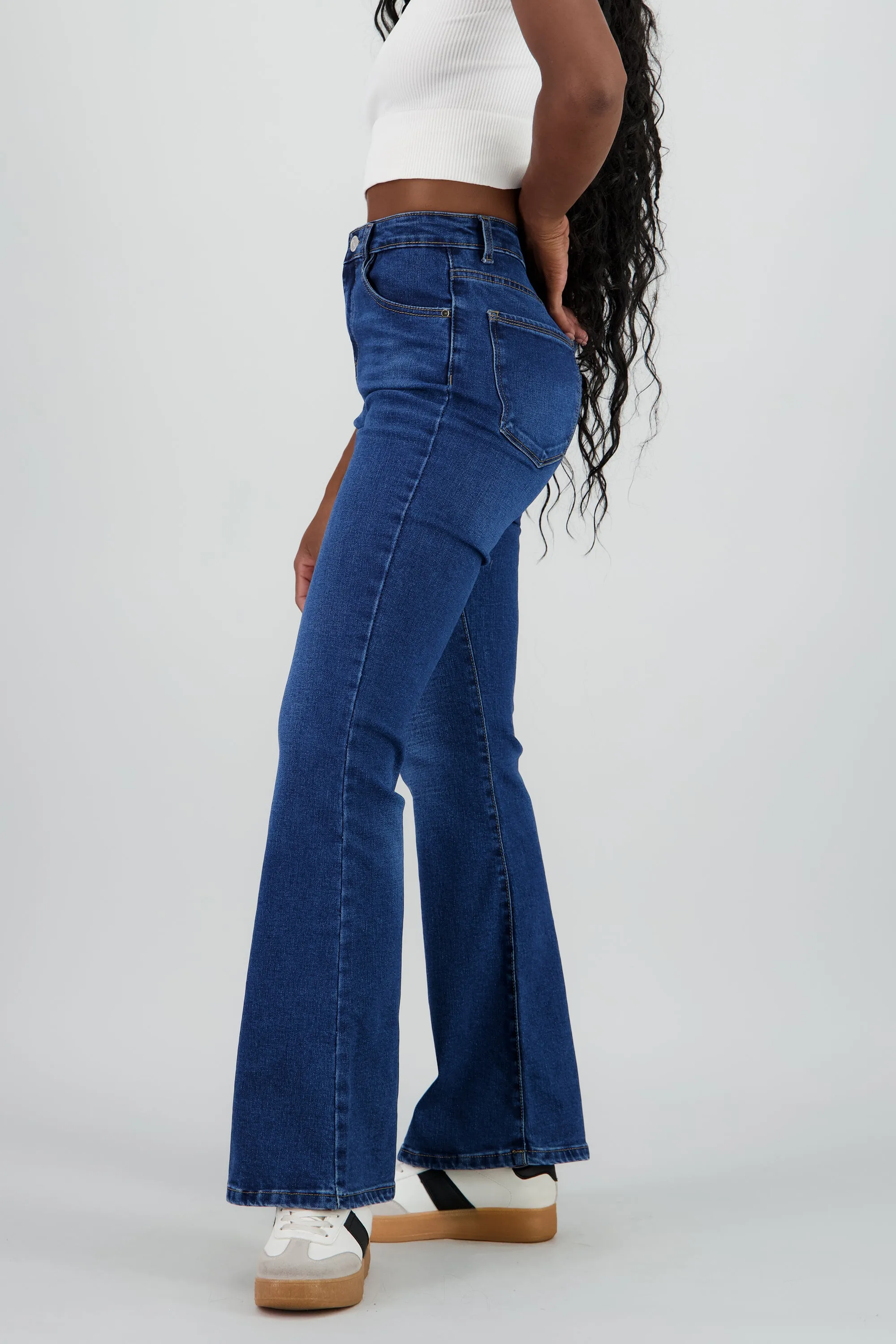 Jeans flare mid rise sold by Shasa product image thumbnail 3