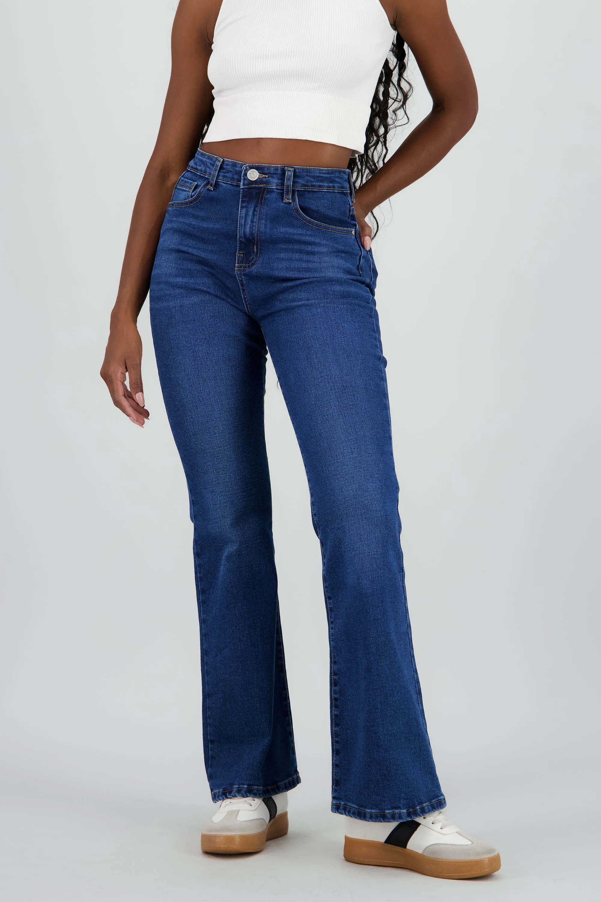 Jeans flare mid rise sold by Shasa product image thumbnail 2