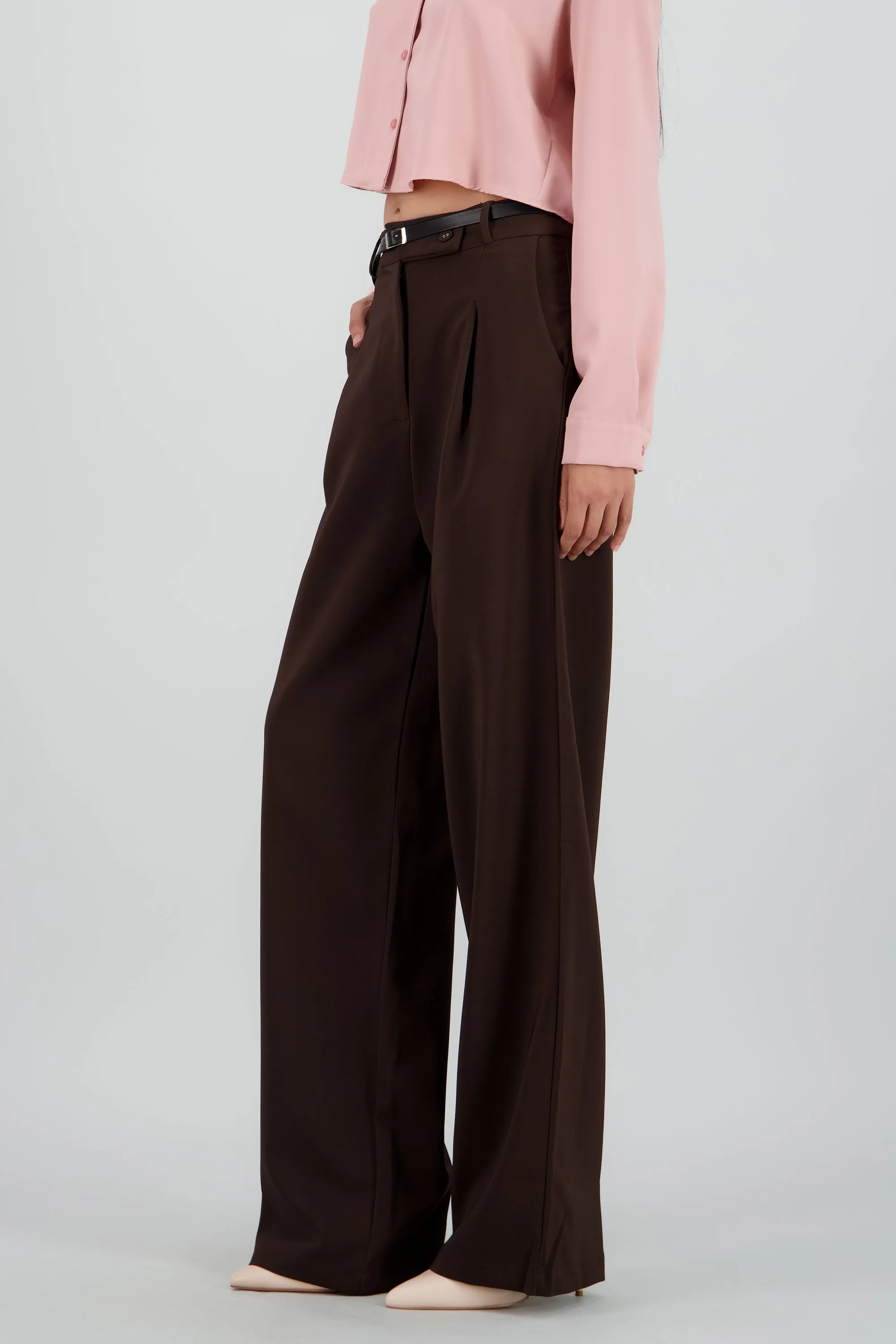 Pantalon cinturon liso sold by Shasa product image thumbnail 3