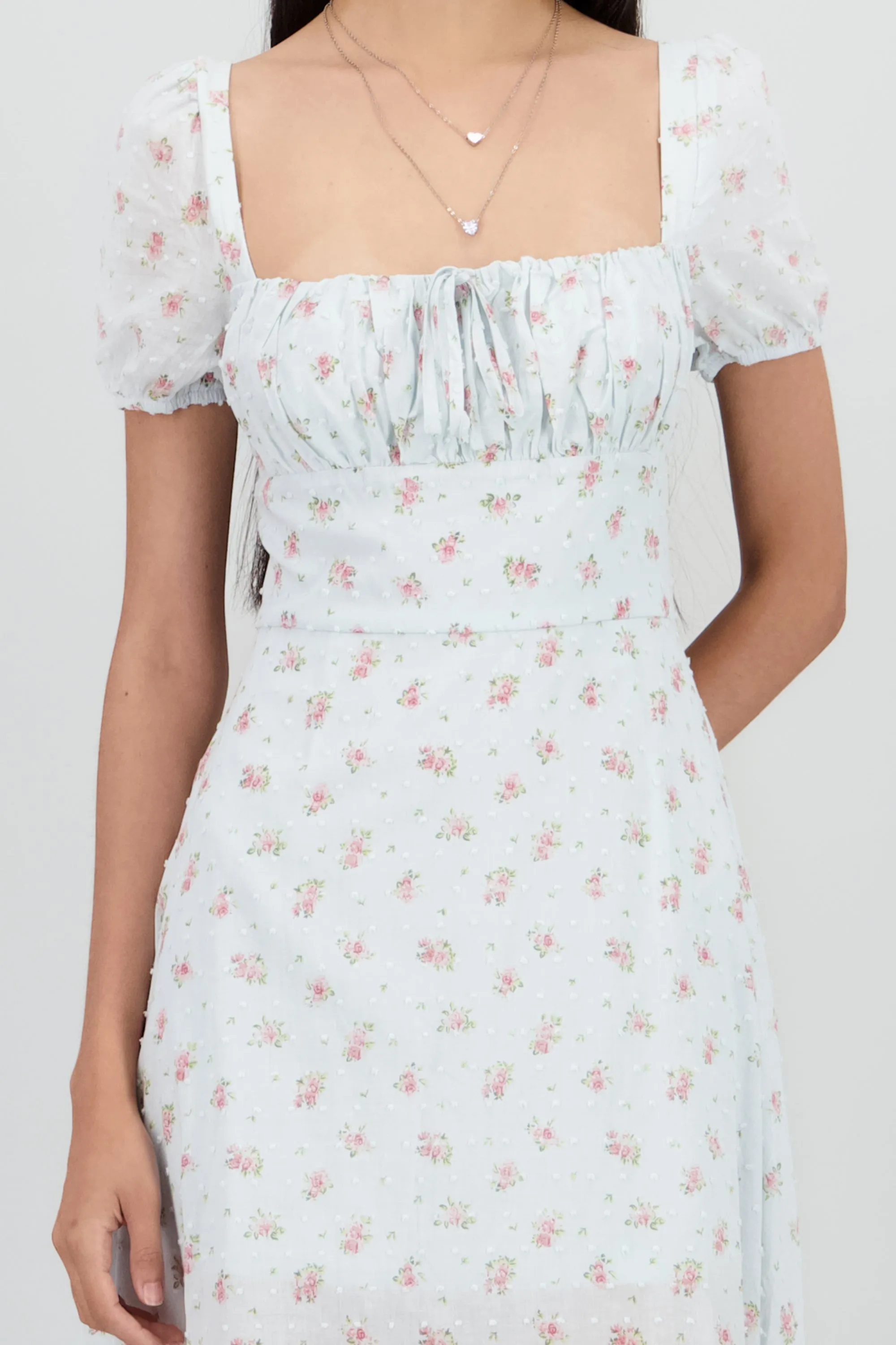 Vestido midi mini flores textura sold by Shasa product image thumbnail 5