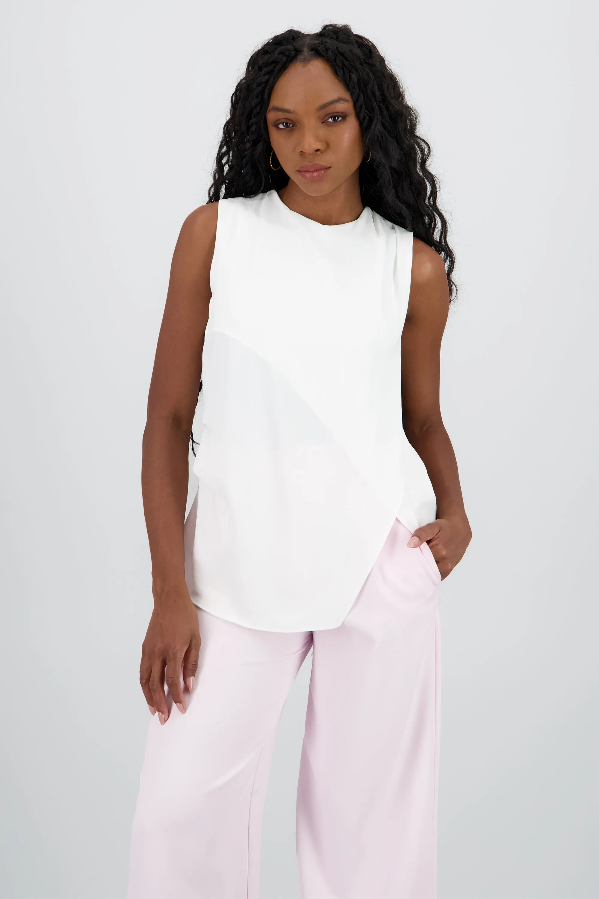 Blusa lisa plisado hombros sold by Shasa product image thumbnail 2