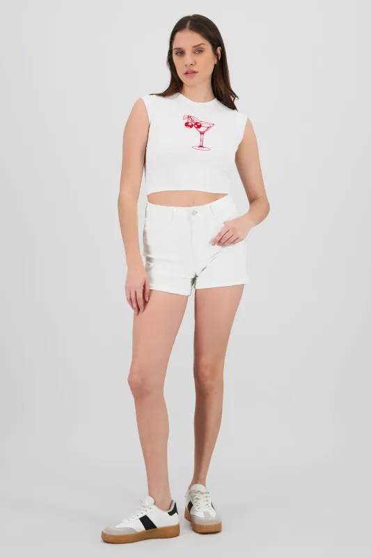 Short dobladillo destrucción sold by Shasa