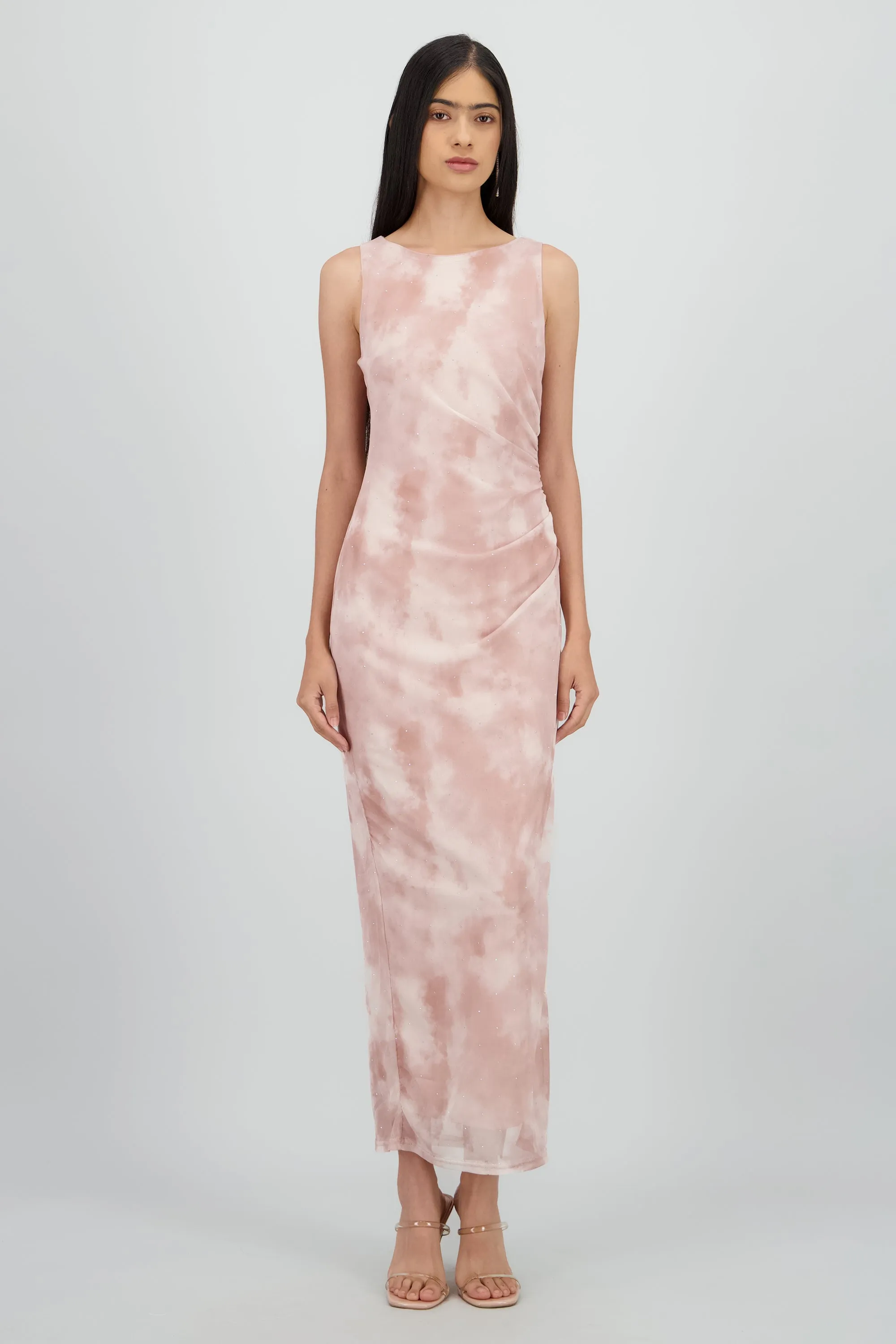 Maxi vestido fruncido cintura sold by Shasa