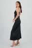 Vestido maxi satin espalda abierta sold by Shasa