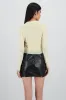 Top Mesh Manga Larga Brillos sold by Shasa