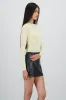 Top Mesh Manga Larga Brillos sold by Shasa