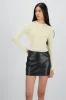 Top Mesh Manga Larga Brillos sold by Shasa