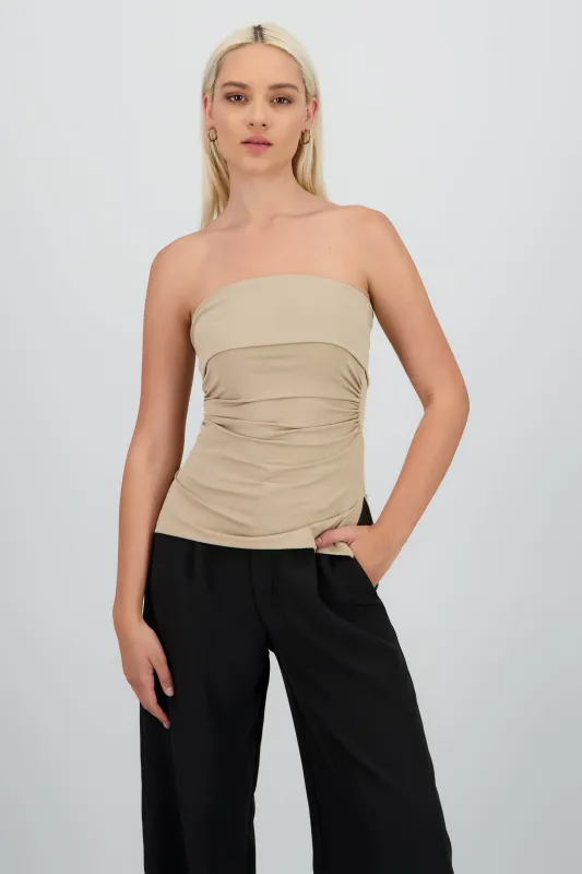 Top tubo con dobles escote Hypsters sold by Shasa