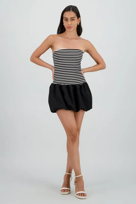 Vestido buble rayas sold by Shasa